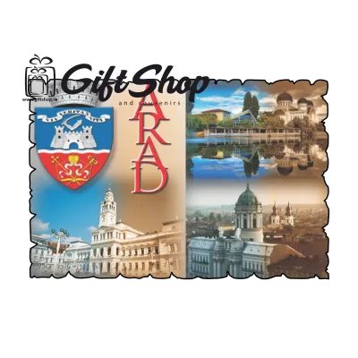 Arad, romania, magnet frigider  mgs006